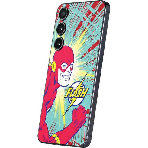 DC Comics The Flash Classic Art Smile Blast Galaxy S25 Skin
